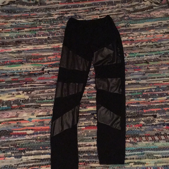 Pants - Legging leather cut size small:medium